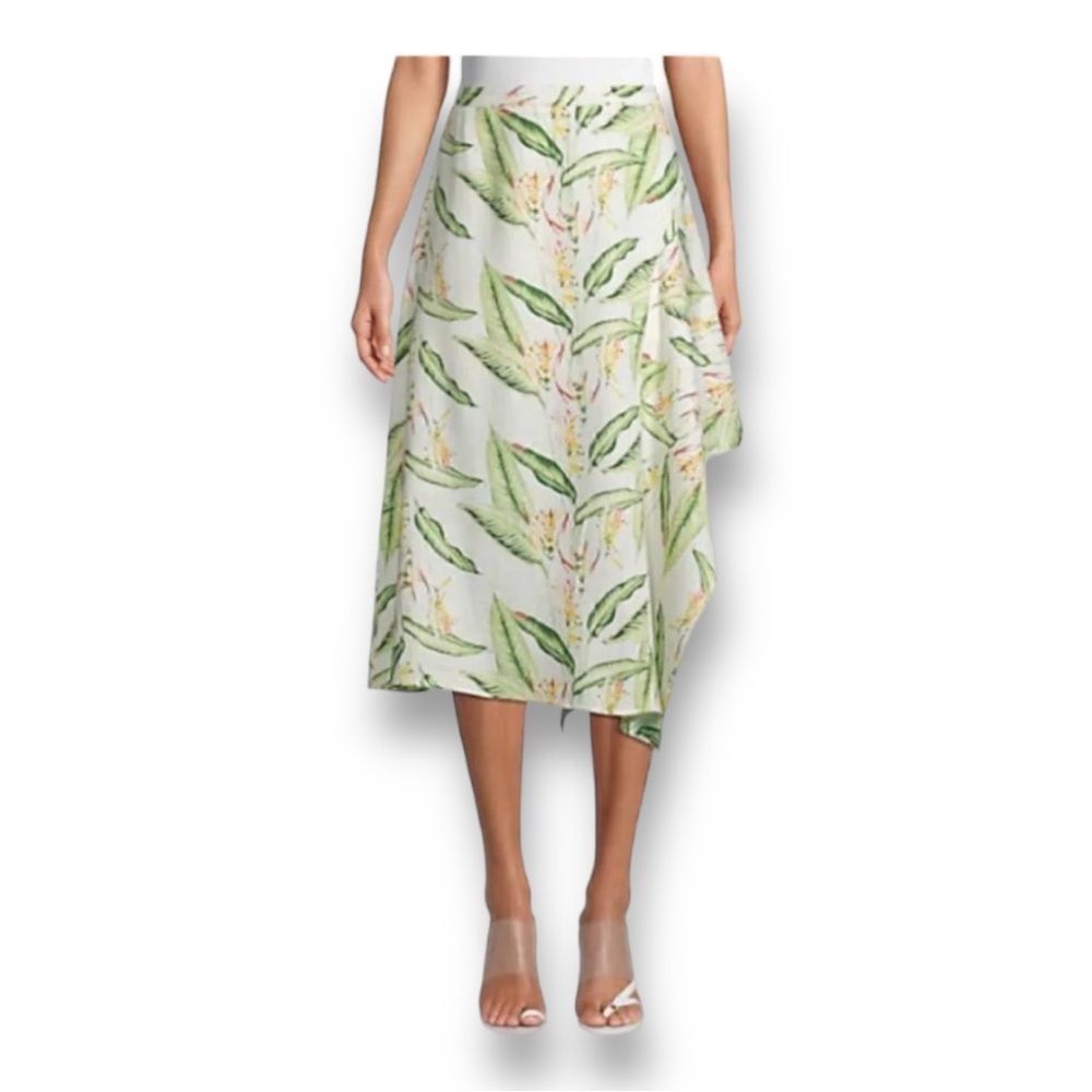 BCBGMaxAzria Tropical Floral Skirt Size Medium