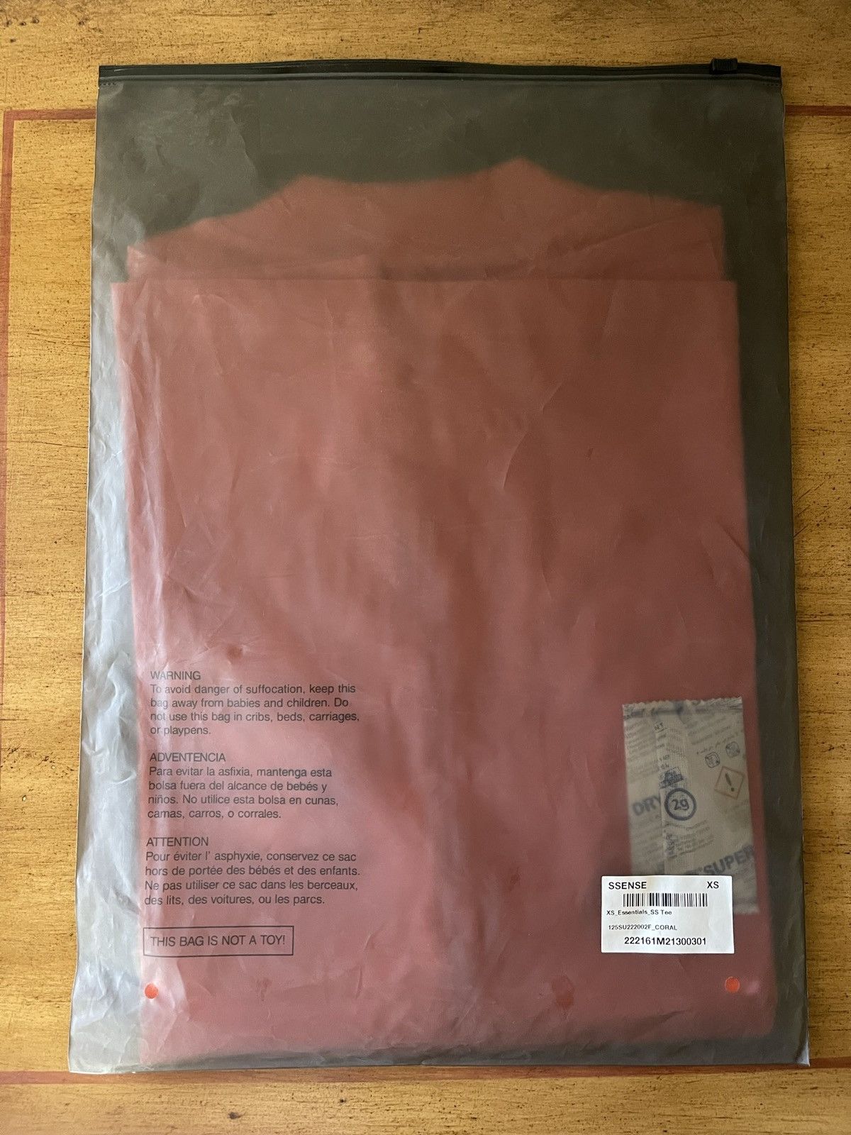 FOG FOG - Essentials Fear Of God Coral T-Shirt Size X-Small Size US XS / EU 42 / 0 - 6 Thumbnail