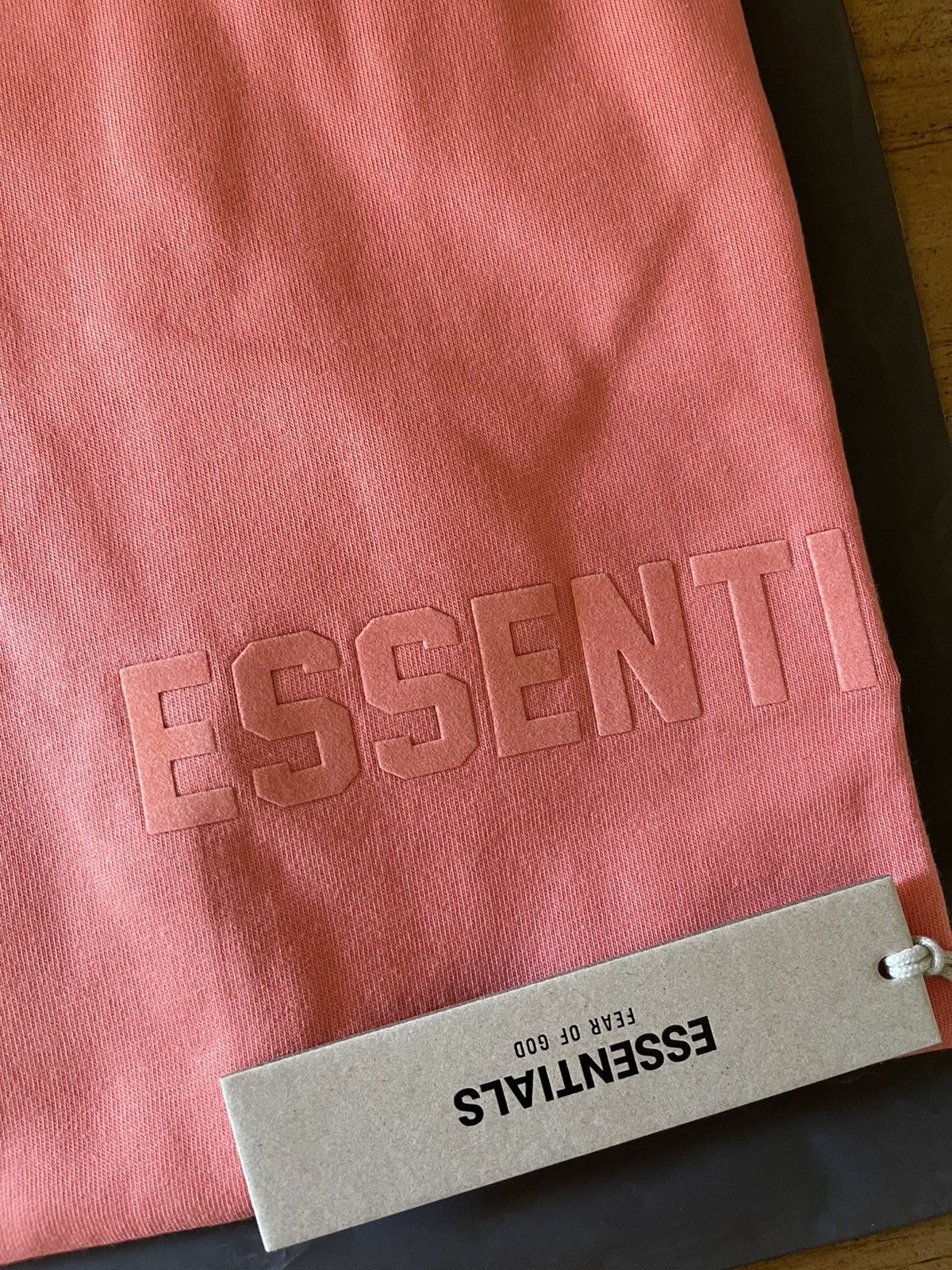 FOG FOG - Essentials Fear Of God Coral T-Shirt Size X-Small Size US XS / EU 42 / 0 - 2 Thumbnail