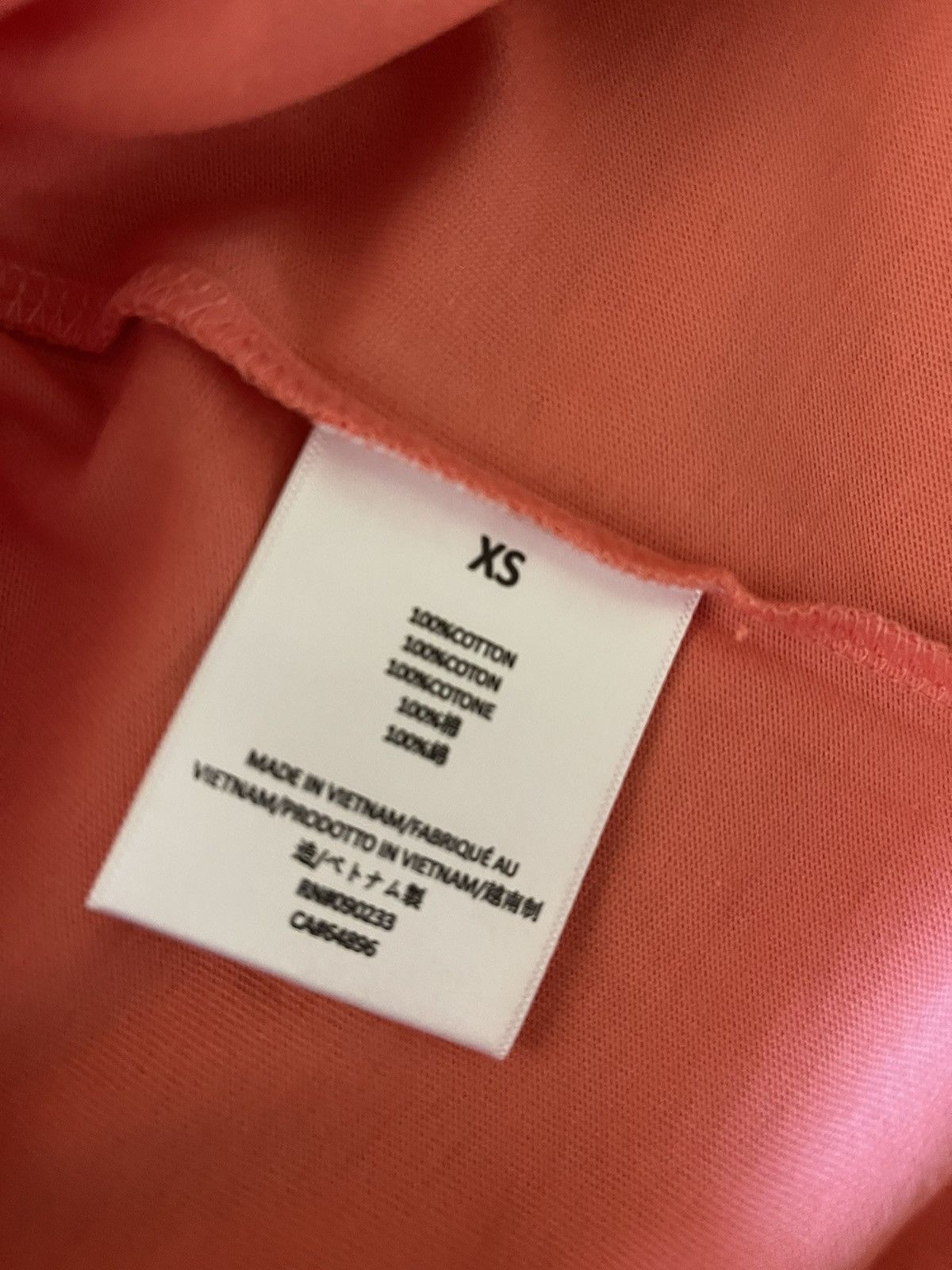 FOG FOG - Essentials Fear Of God Coral T-Shirt Size X-Small Size US XS / EU 42 / 0 - 4 Thumbnail