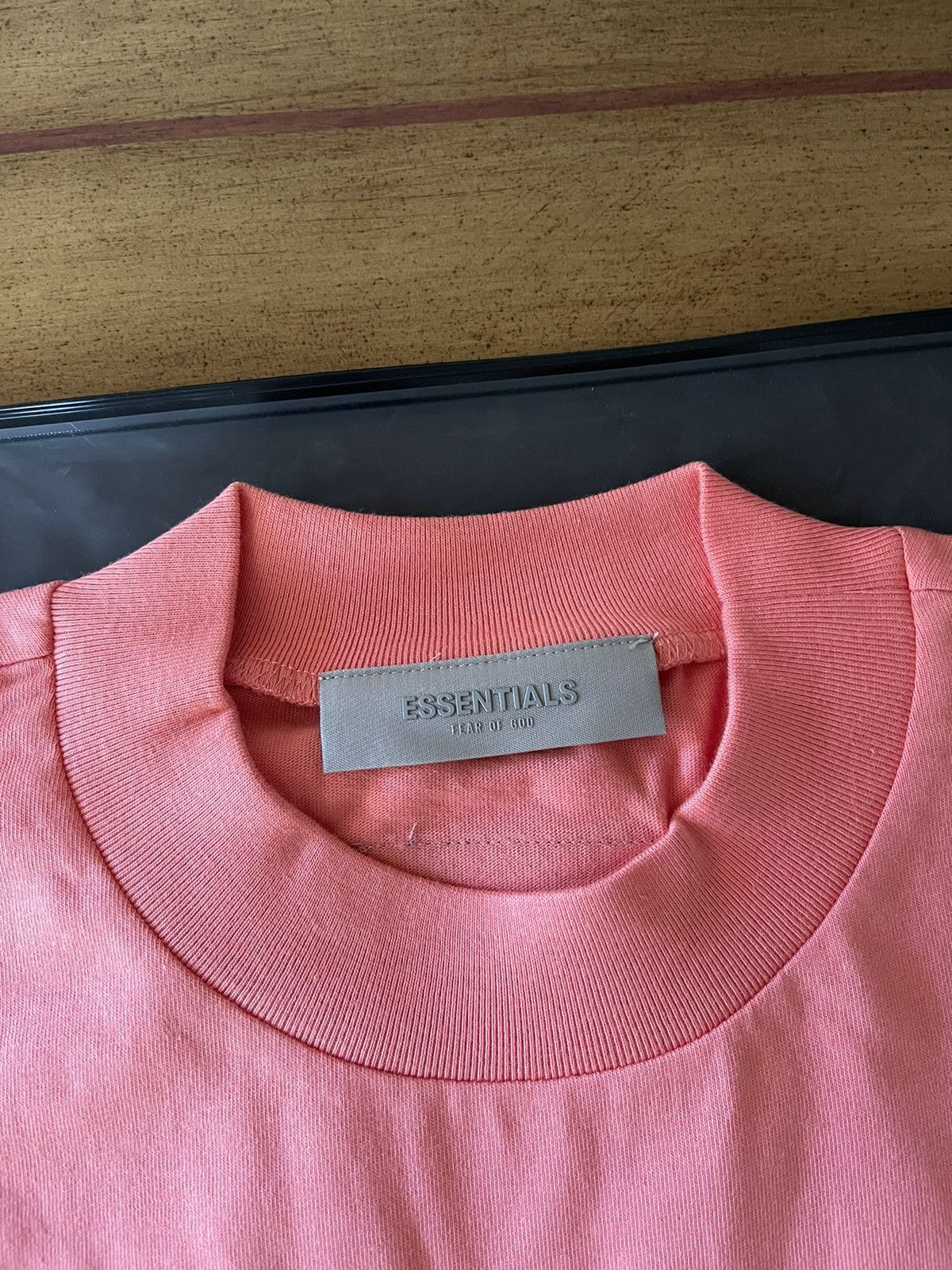 FOG FOG - Essentials Fear Of God Coral T-Shirt Size X-Small Size US XS / EU 42 / 0 - 3 Thumbnail