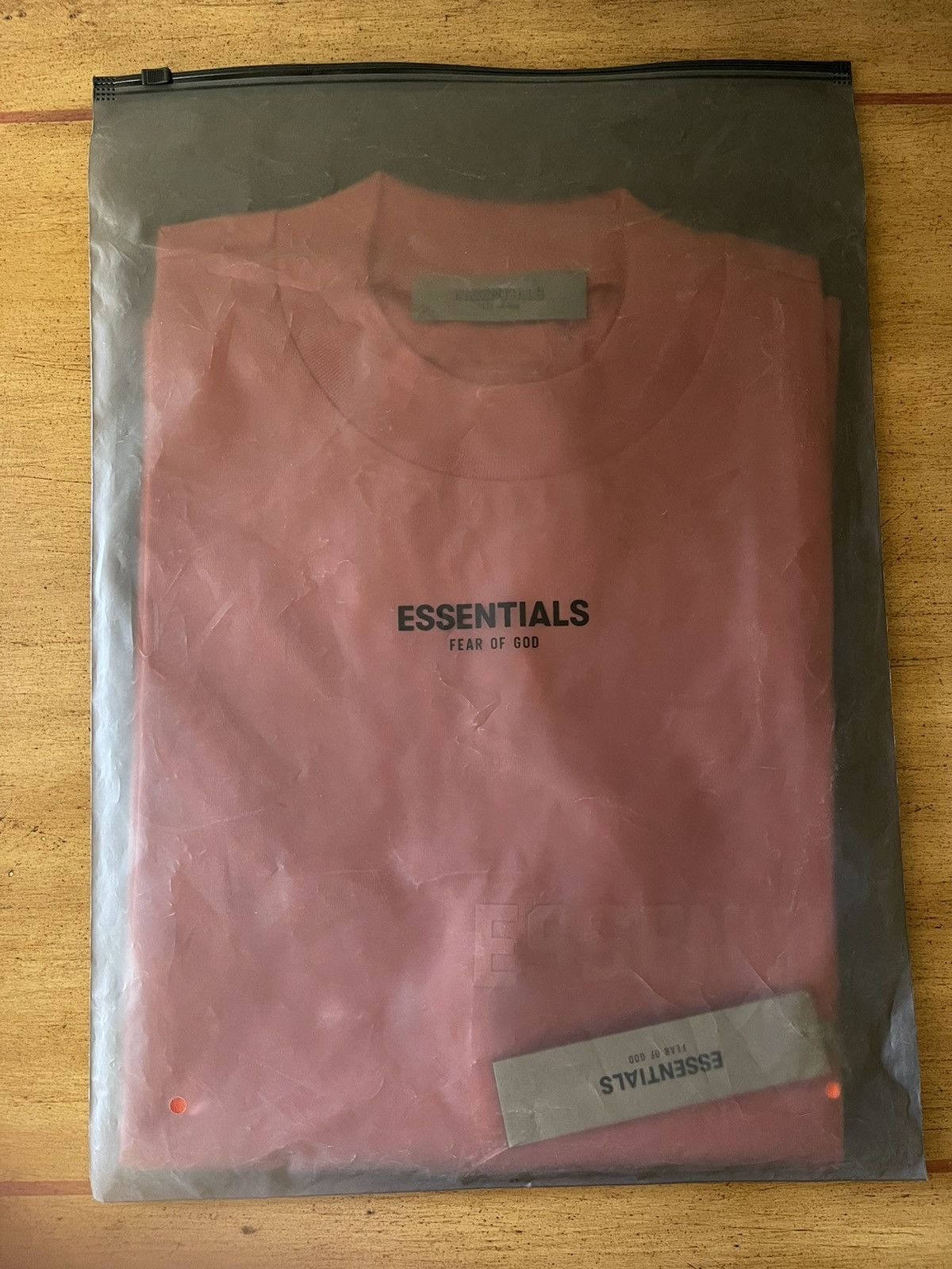 FOG FOG - Essentials Fear Of God Coral T-Shirt Size X-Small Size US XS / EU 42 / 0 - 5 Thumbnail
