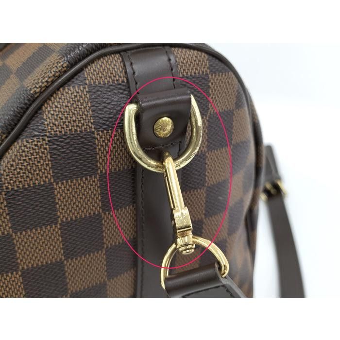 Louis Vuitton Speedy Bandouliere 30 2 Way Shoulder Bag Damier Ebene