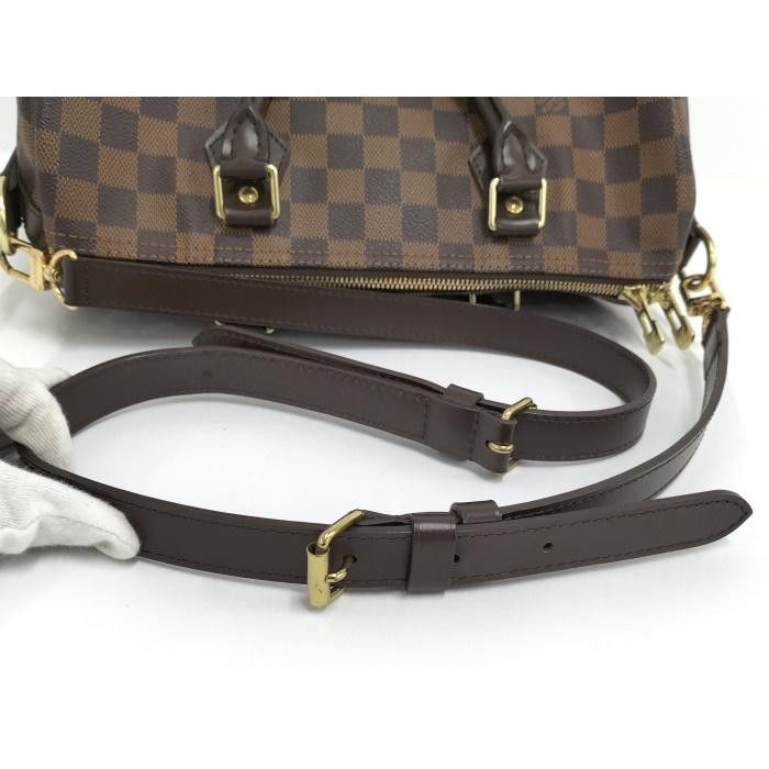 Louis Vuitton Speedy Bandouliere 30 2 Way Shoulder Bag Damier Ebene