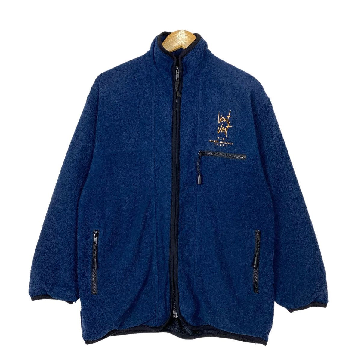 Balmain Vent Vert Pierre Balmain Small Logo Zipper Fleece Size M Size US M / EU 48-50 / 2 - 1 Thumbnail