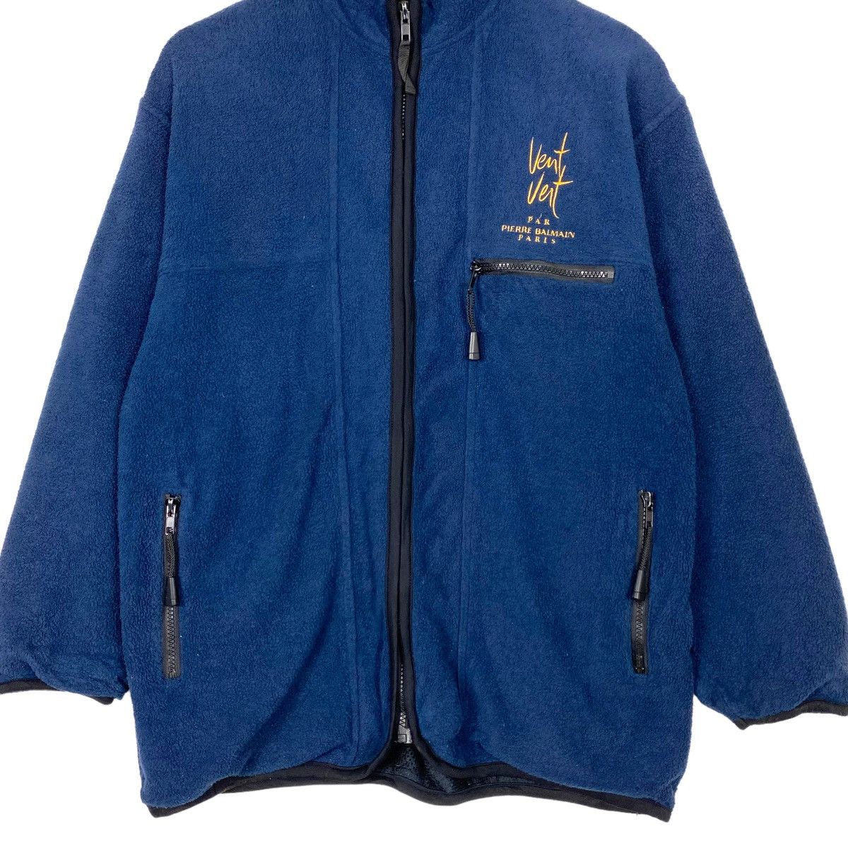 Balmain Vent Vert Pierre Balmain Small Logo Zipper Fleece Size M Size US M / EU 48-50 / 2 - 5 Thumbnail
