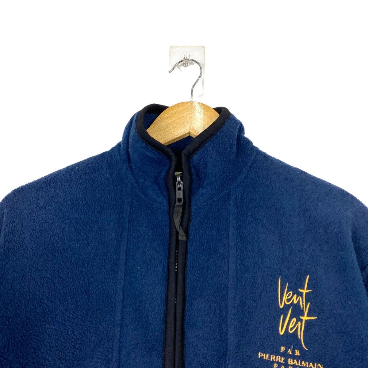 Balmain Vent Vert Pierre Balmain Small Logo Zipper Fleece Size M Size US M / EU 48-50 / 2 - 4 Thumbnail