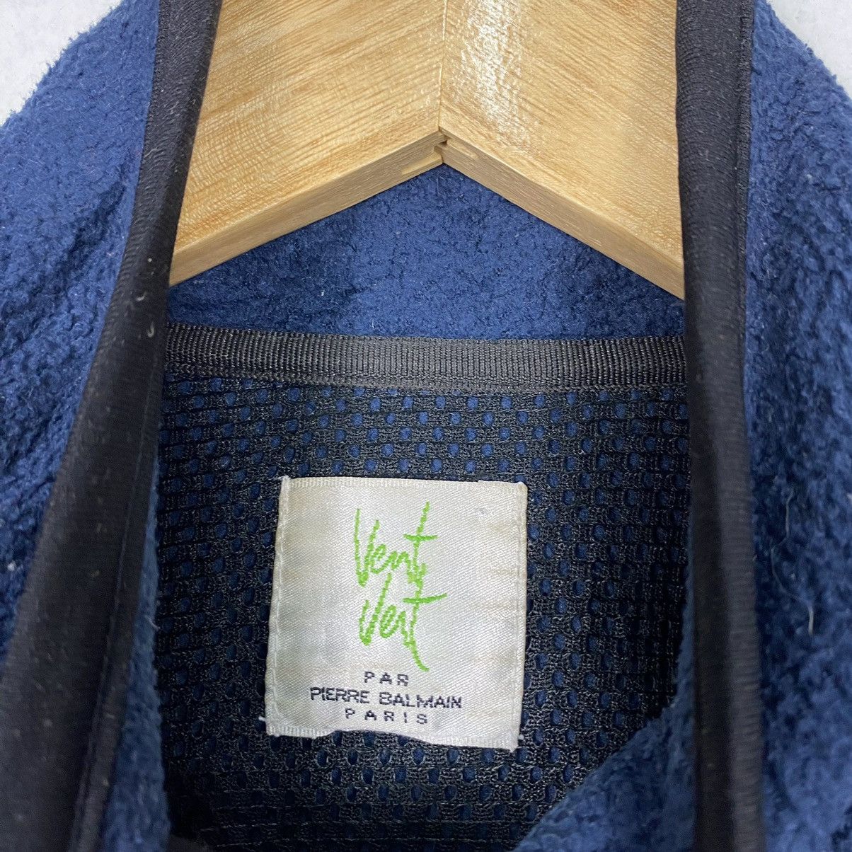 Balmain Vent Vert Pierre Balmain Small Logo Zipper Fleece Size M Size US M / EU 48-50 / 2 - 9 Thumbnail
