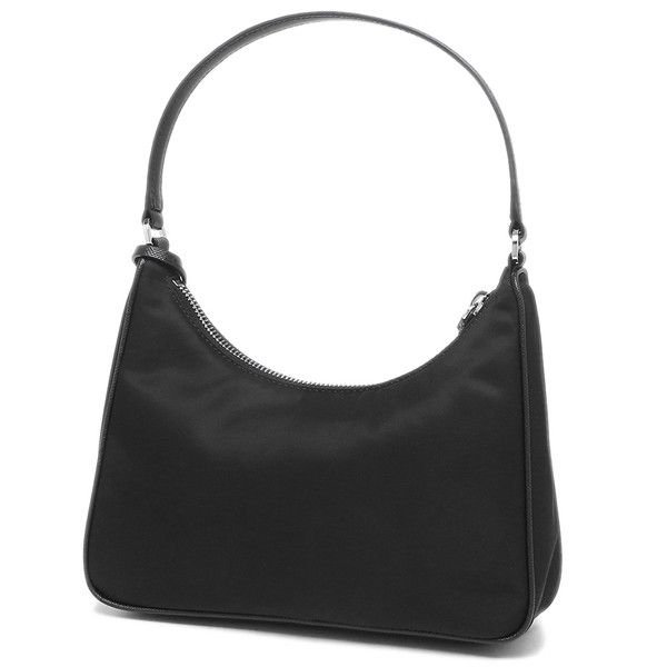 Prada Shoulder Bag Reedition Renylon Mini Bag Triangle Logo Black