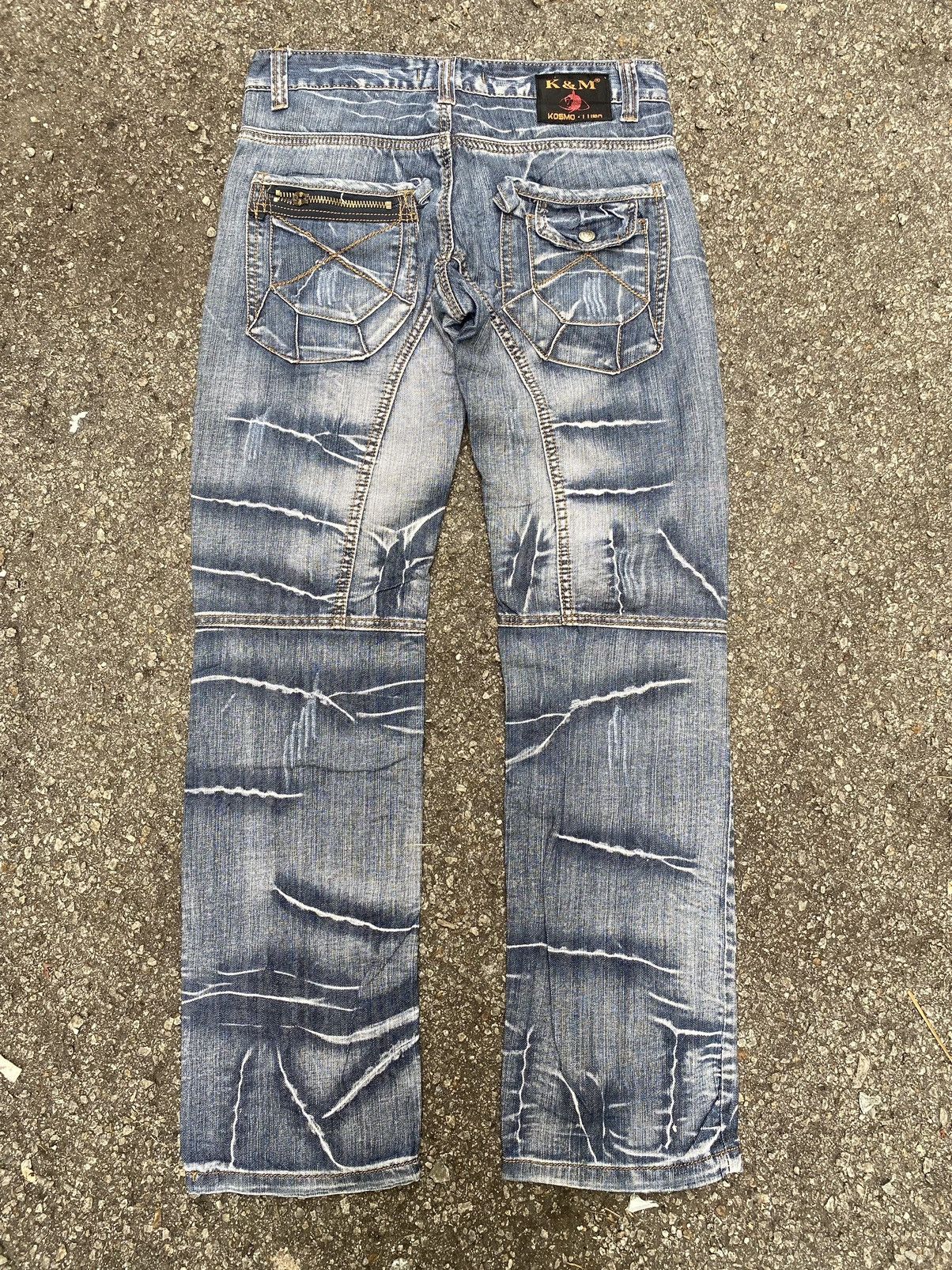 Hysteric Glamour Vintage Kosmo Lupo Denim Cyber Grunge Punk Jeans Size US 31 - 2 Thumbnail