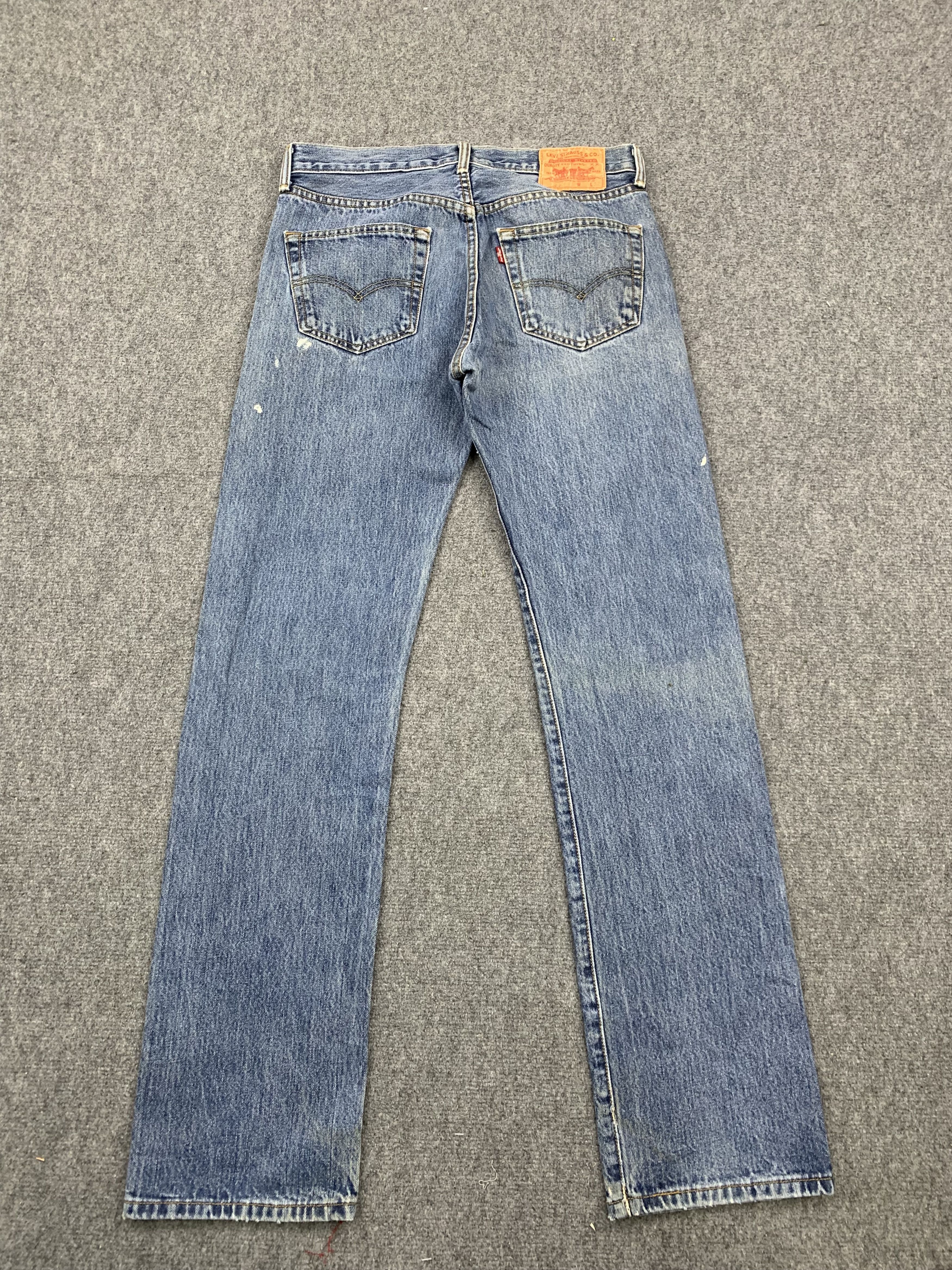 Levi's × Vintage Vintage Levis 501 Faded Blue Jeans DP1713 Size US 32 / EU 48 - 3 Thumbnail