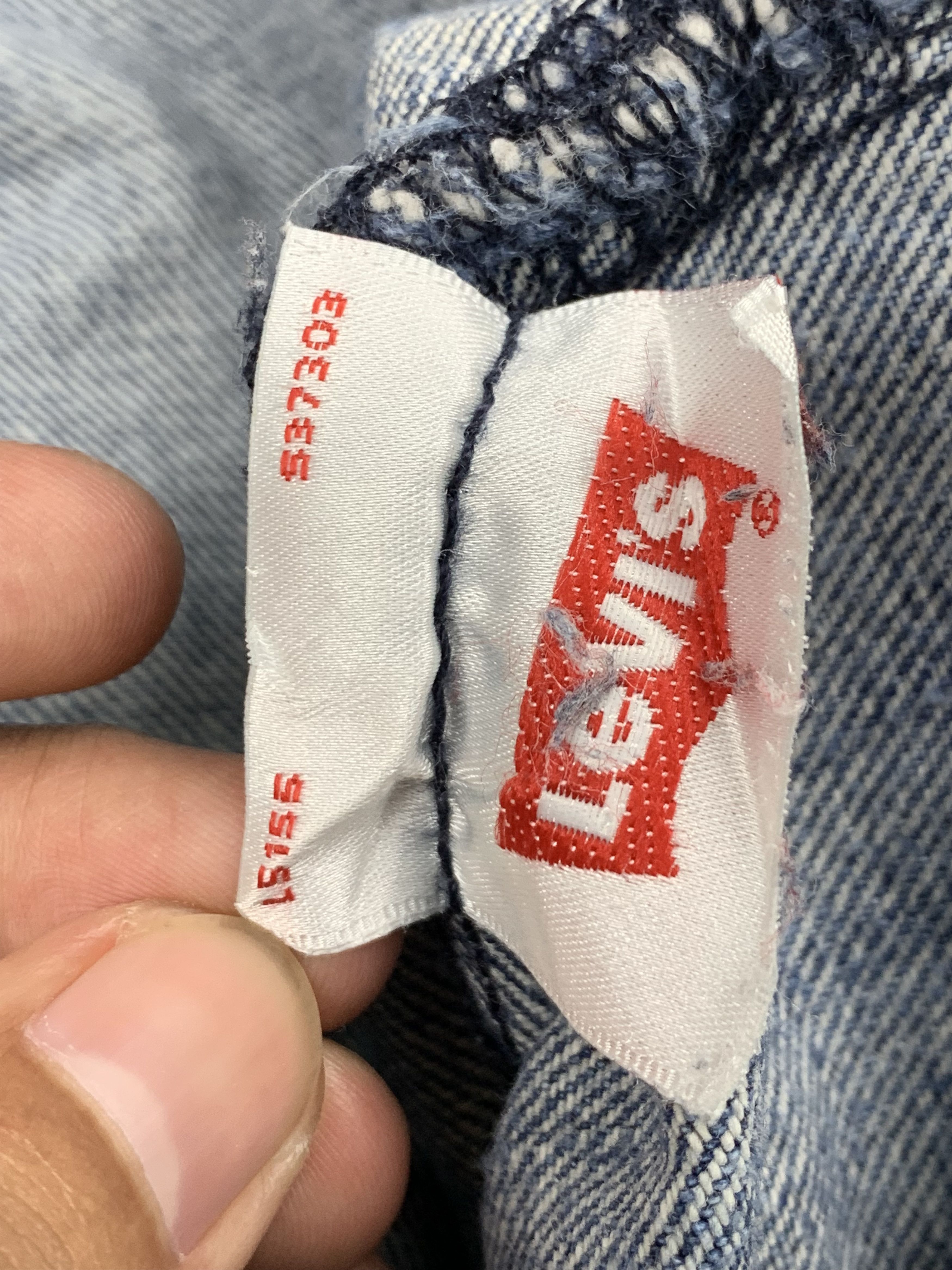 Levi's × Vintage Vintage Levis 501 Faded Blue Jeans DP1713 Size US 32 / EU 48 - 7 Thumbnail