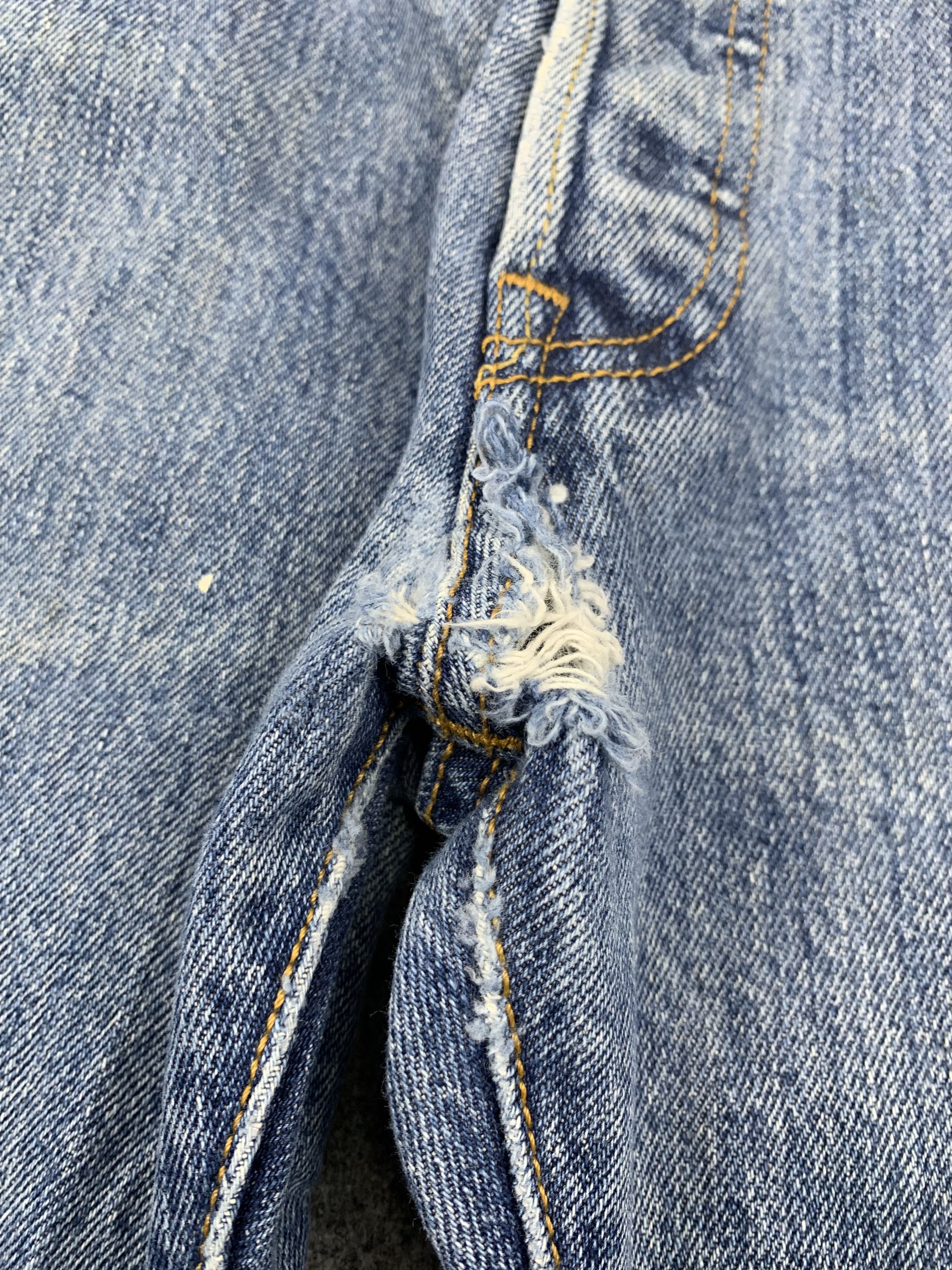 Levi's × Vintage Vintage Levis 501 Faded Blue Jeans DP1713 Size US 32 / EU 48 - 9 Thumbnail