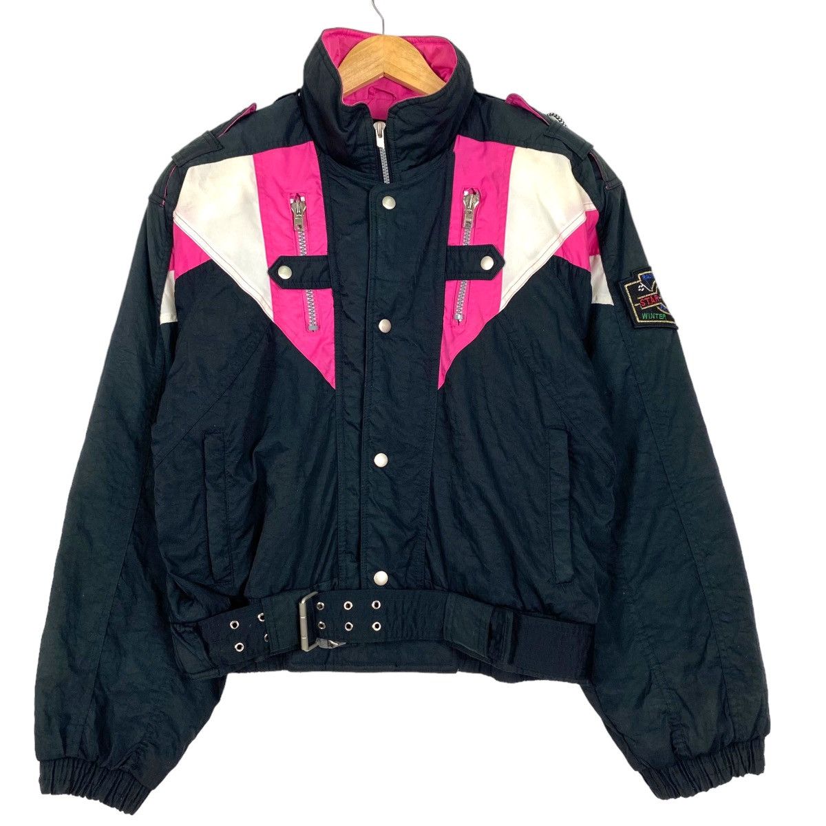 Vintage 90s Racing Gear Winter Sports Ski Jacket