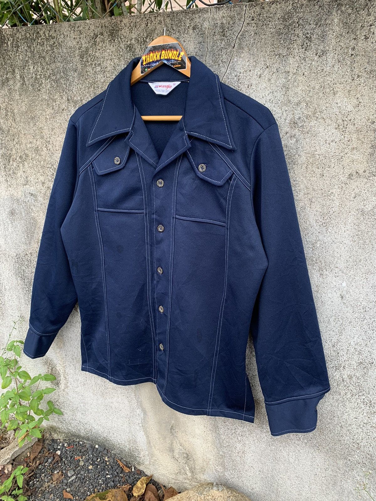 Vintage × Wrangler Vintage 70s Wrangler shirt jacket Size US M / EU 48-50 / 2 - 3 Thumbnail