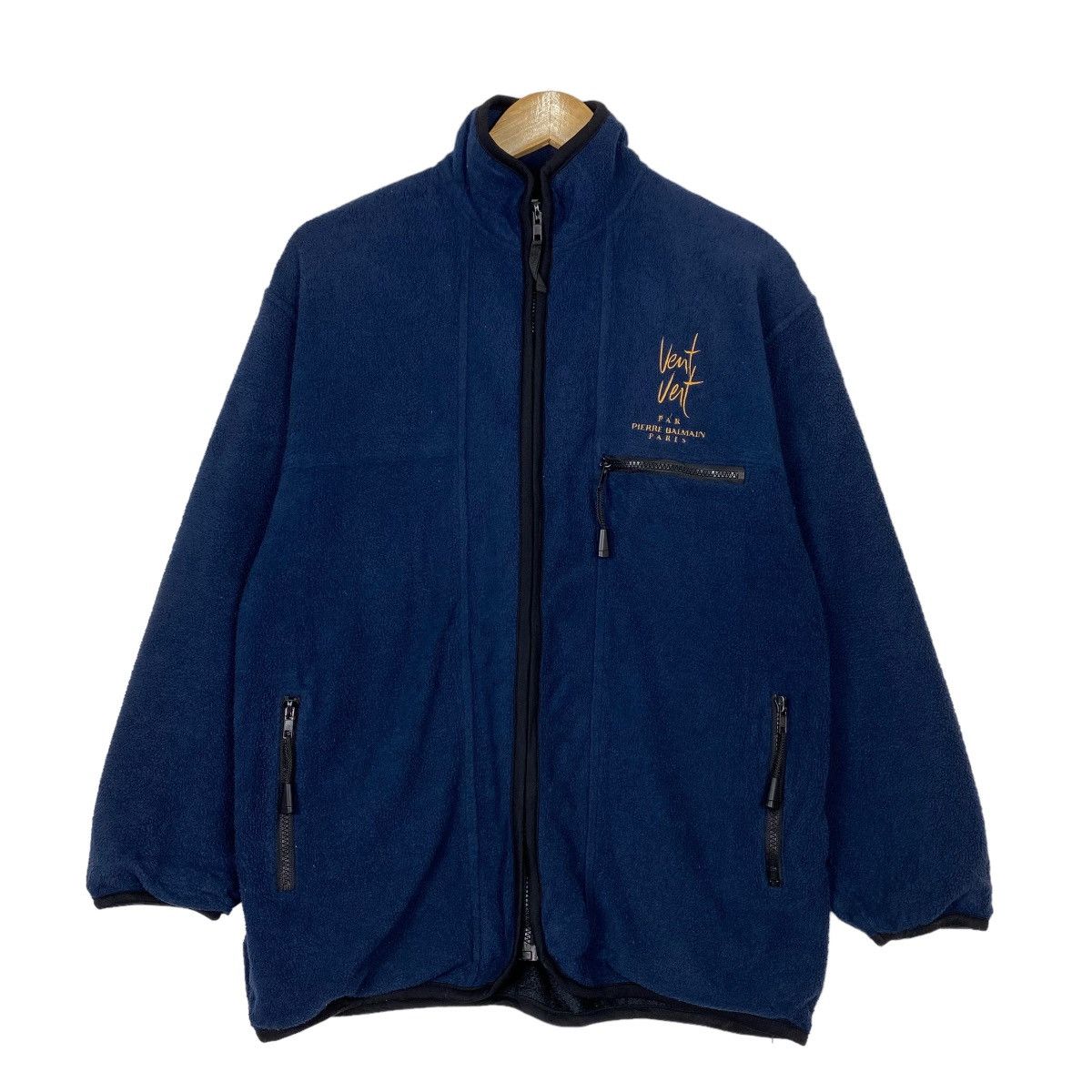Balmain × Designer × Pierre Balmain Vintage Pierre Balmain Vent Vent Zipper Fleece Size US M / EU 48-50 / 2 - 1 Thumbnail