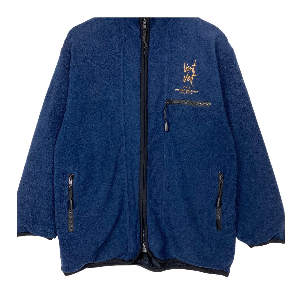 Balmain × Designer × Pierre Balmain Vintage Pierre Balmain Vent Vent Zipper Fleece Size US M / EU 48-50 / 2 - 5 Thumbnail