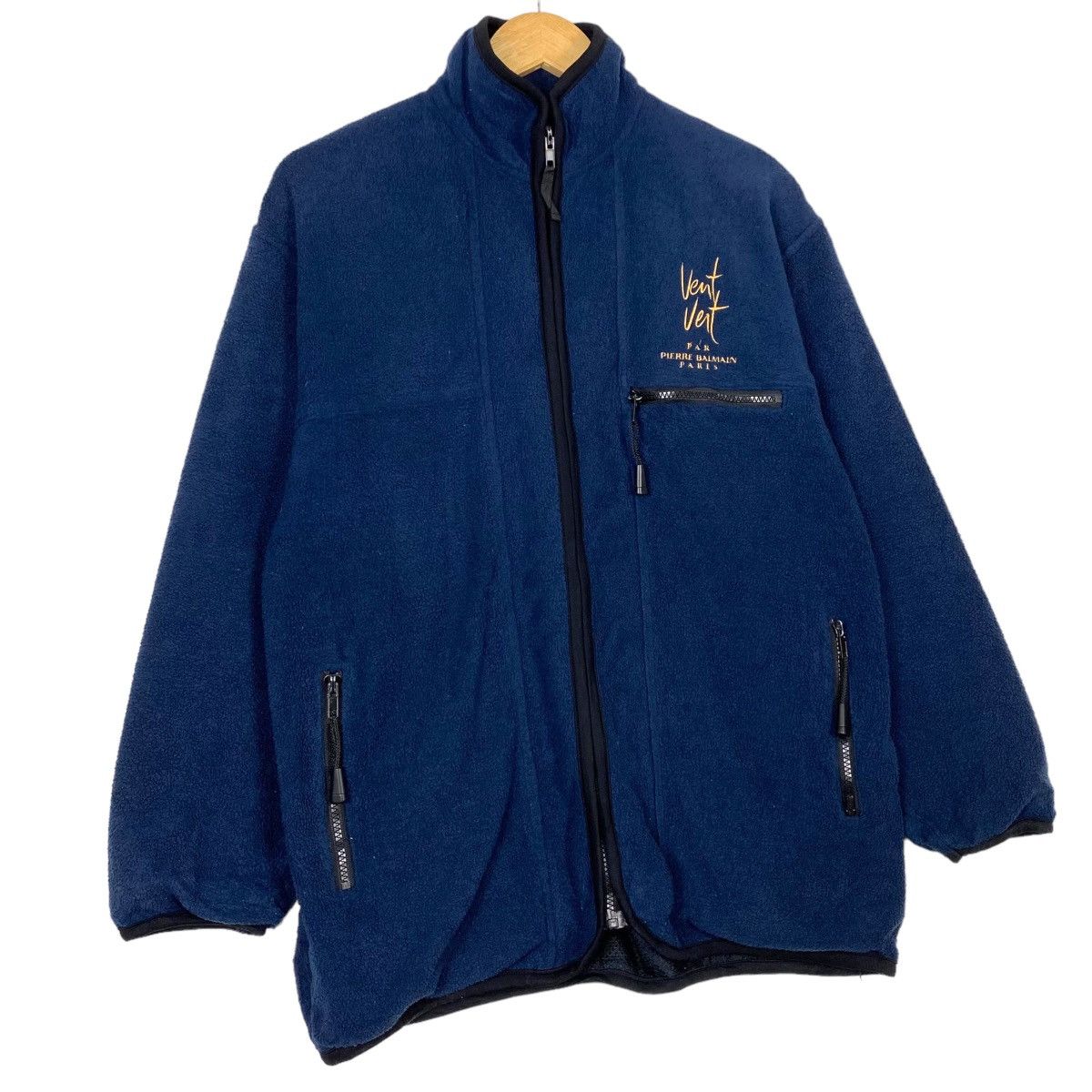 Balmain × Designer × Pierre Balmain Vintage Pierre Balmain Vent Vent Zipper Fleece Size US M / EU 48-50 / 2 - 3 Thumbnail