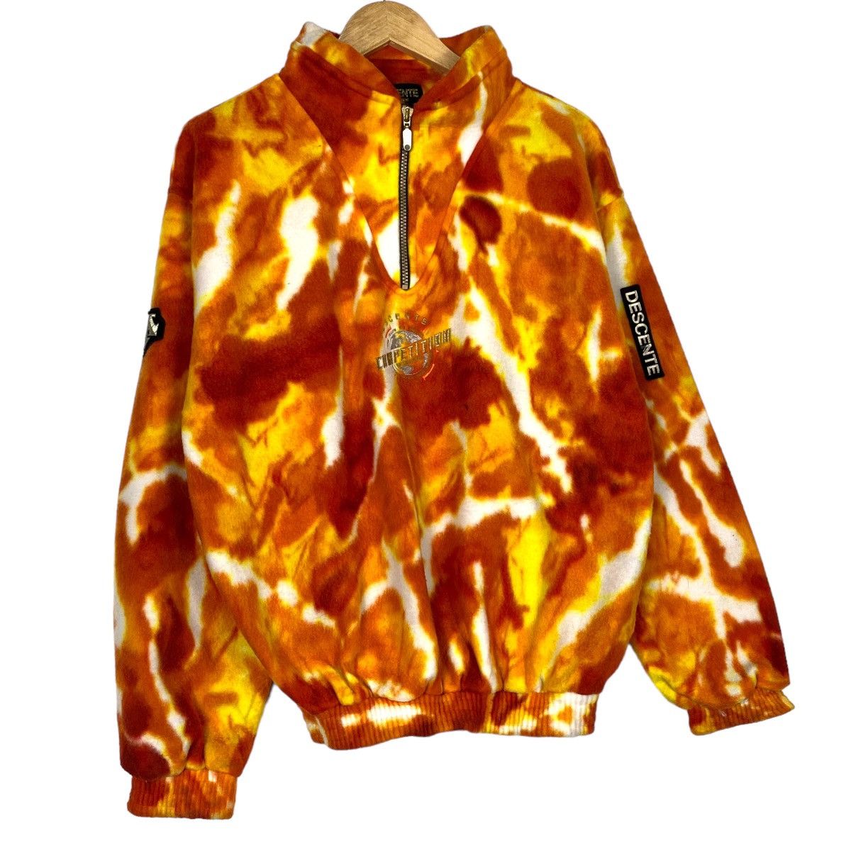 Descente Vintage 90s Descente Nice Colour Fleece Size US L / EU 52-54 / 3 - 3 Thumbnail