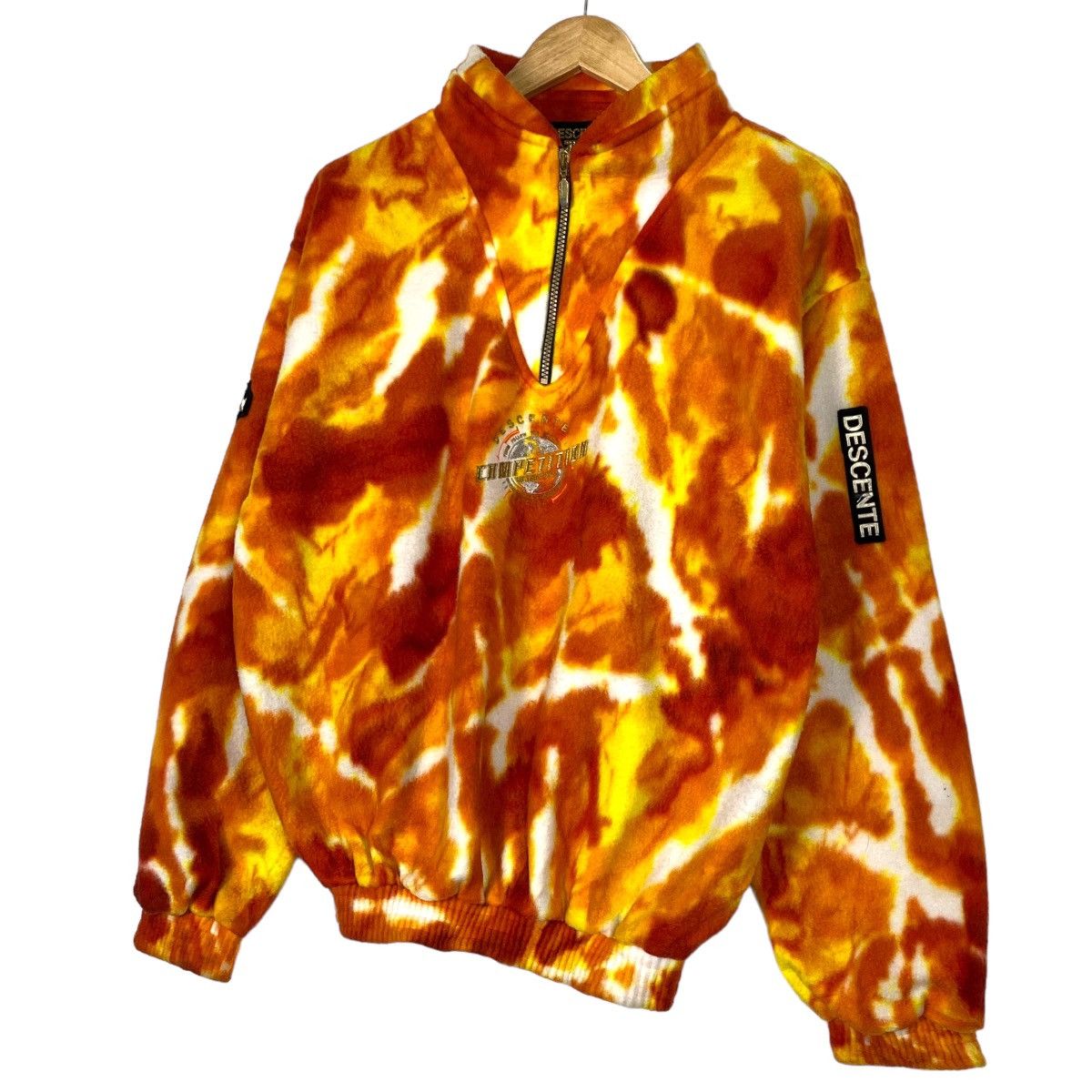Descente Vintage 90s Descente Nice Colour Fleece Size US L / EU 52-54 / 3 - 2 Thumbnail