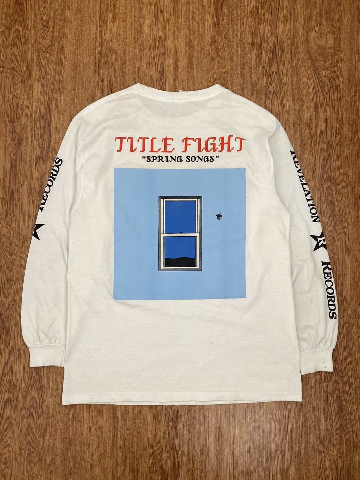 image of Band Tees x Vintage Title Fight Spring Songs in White, Men's (Size Medium)