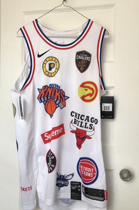 Supreme x hot sale nba jersey