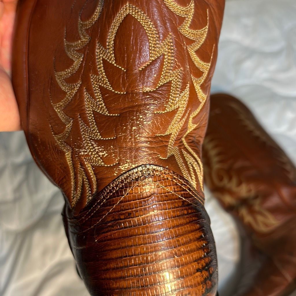 Nocona Cowboy Boots Size 8D Made in Texas Men’s Leather