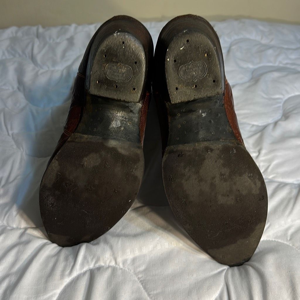 Nocona Cowboy Boots Size 8D Made in Texas Men’s Leather