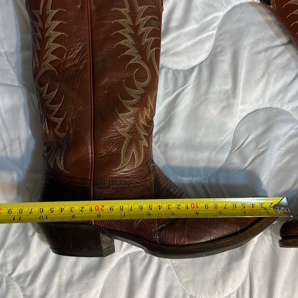 Nocona Cowboy Boots Size 8D Made in Texas Men’s Leather