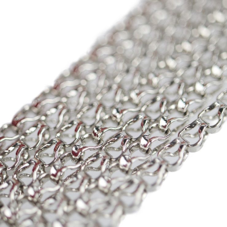 Christian Louboutin 2 Way Chain Wallet Clutch Bag Chain Shoulder Handbag Studs Leather Fuchsia