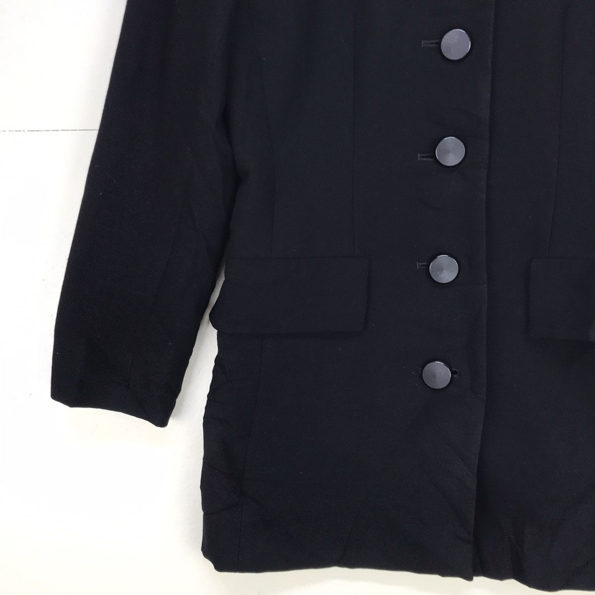 Yves Saint Laurent Yves Saint Laurent Wool Coat Jacket Size XS / US 0-2 / IT 36-38 - 5 Thumbnail