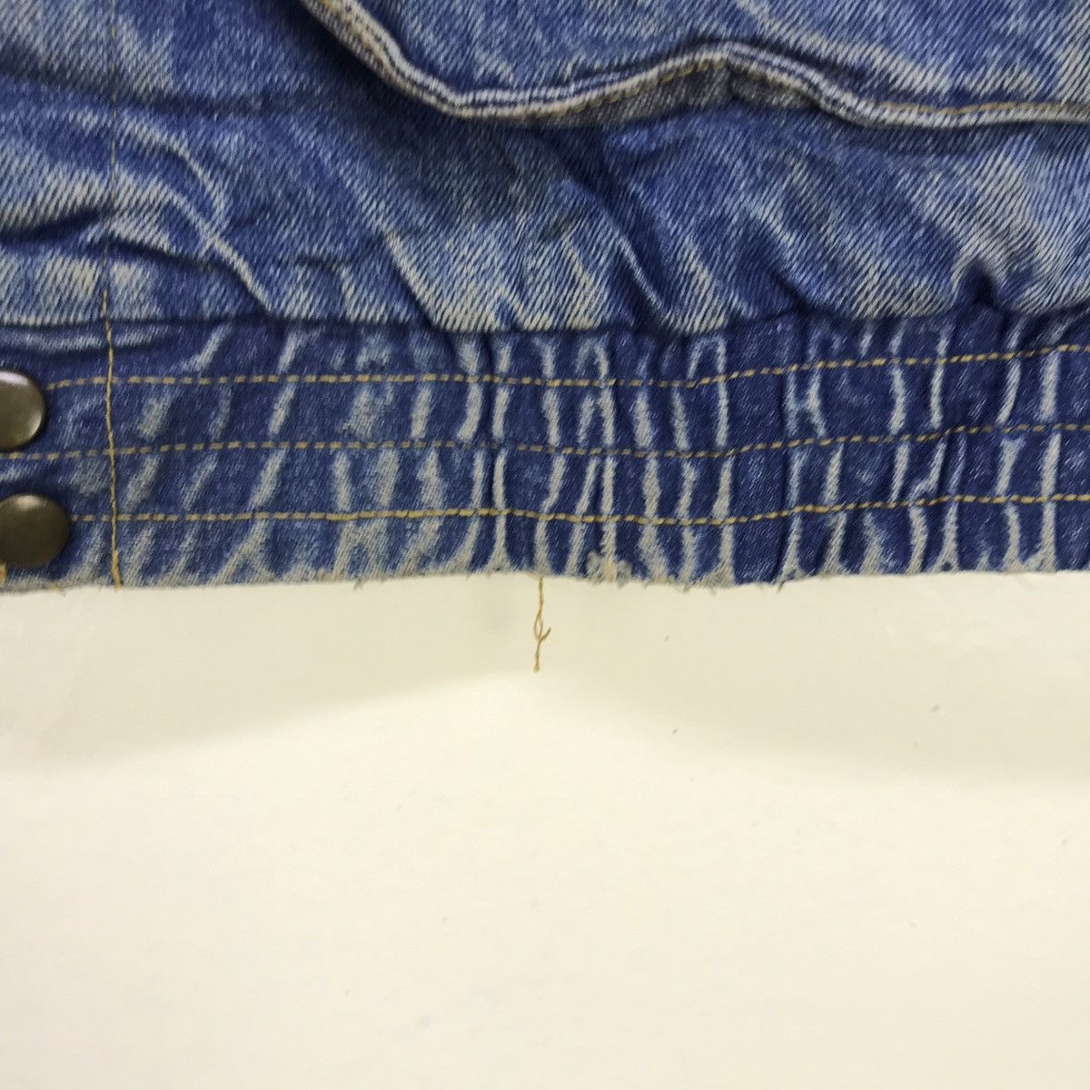 Japanese Brand Saddlery Street Fashion Japanese Brand Two Tone Denim Jacket Size US S / EU 44-46 / 1 - 9 Thumbnail