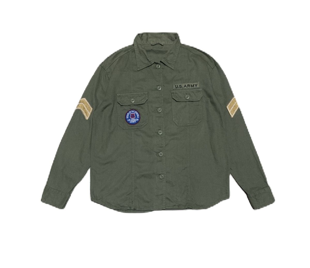 Vintage Vintage Us Army Military Og Shirt Size US M / EU 48-50 / 2 - 1 Thumbnail