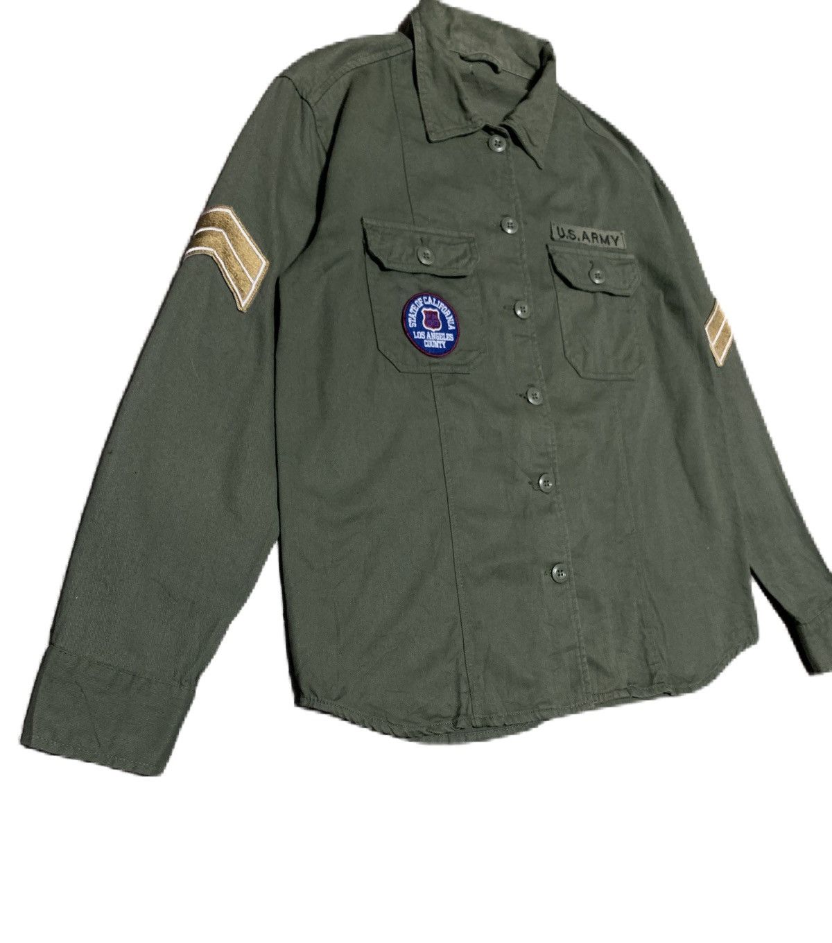Vintage Vintage Us Army Military Og Shirt Size US M / EU 48-50 / 2 - 2 Thumbnail