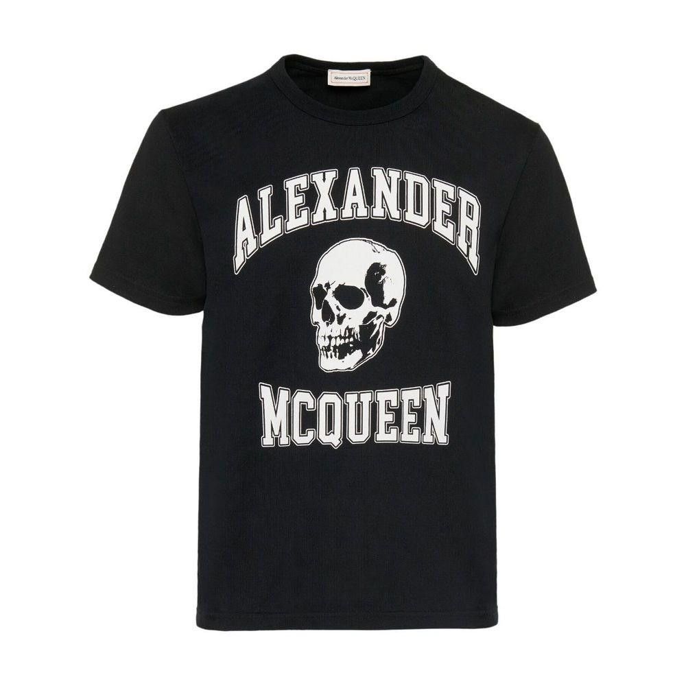ALEXANDER MCQUEEN SKULL LOGO T-SHIRT SIZE L