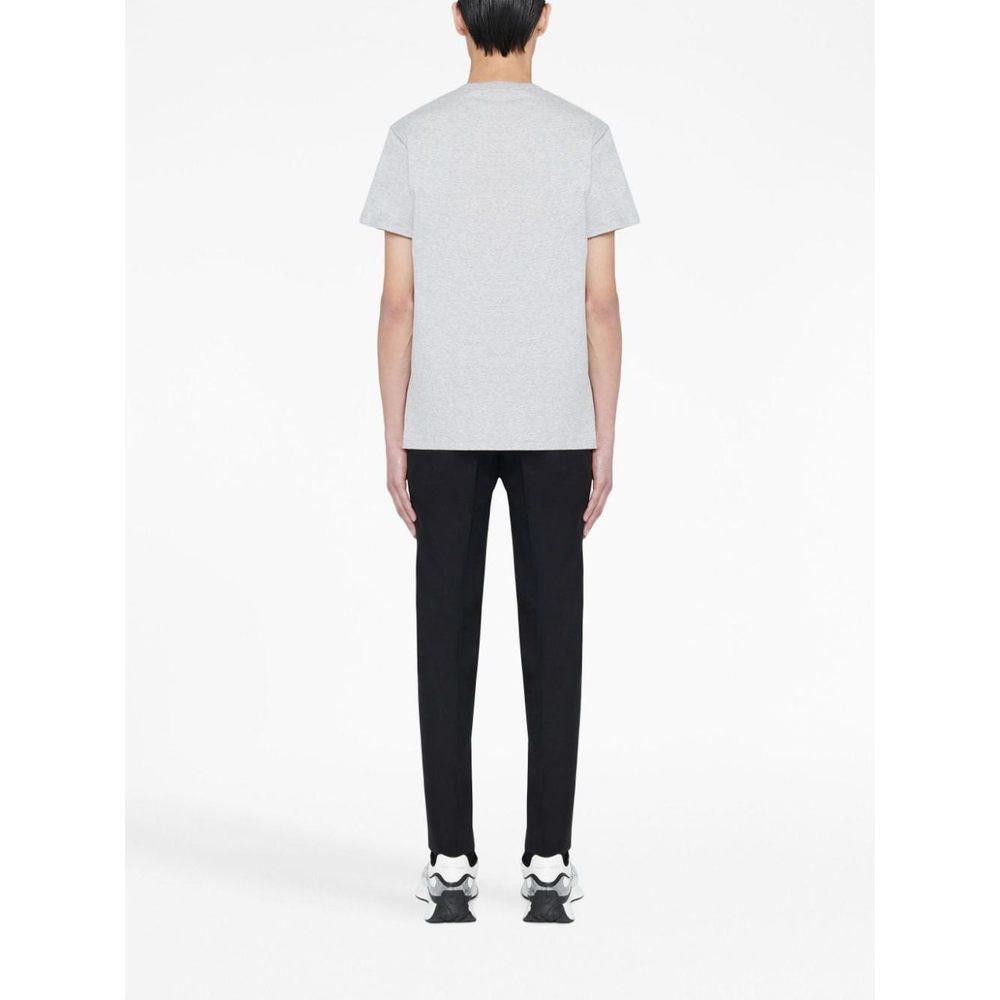 ALEXANDER MCQUEEN GRAY LOGO T-SHIRT SIZE M