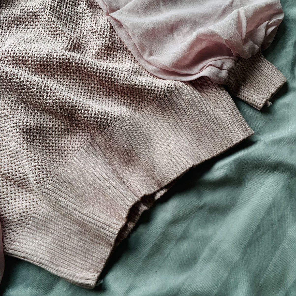 Seditionaries Y2K Knitted Swollen Illusion Sleeve Top Size S / US 4 / IT 40 - 4 Thumbnail