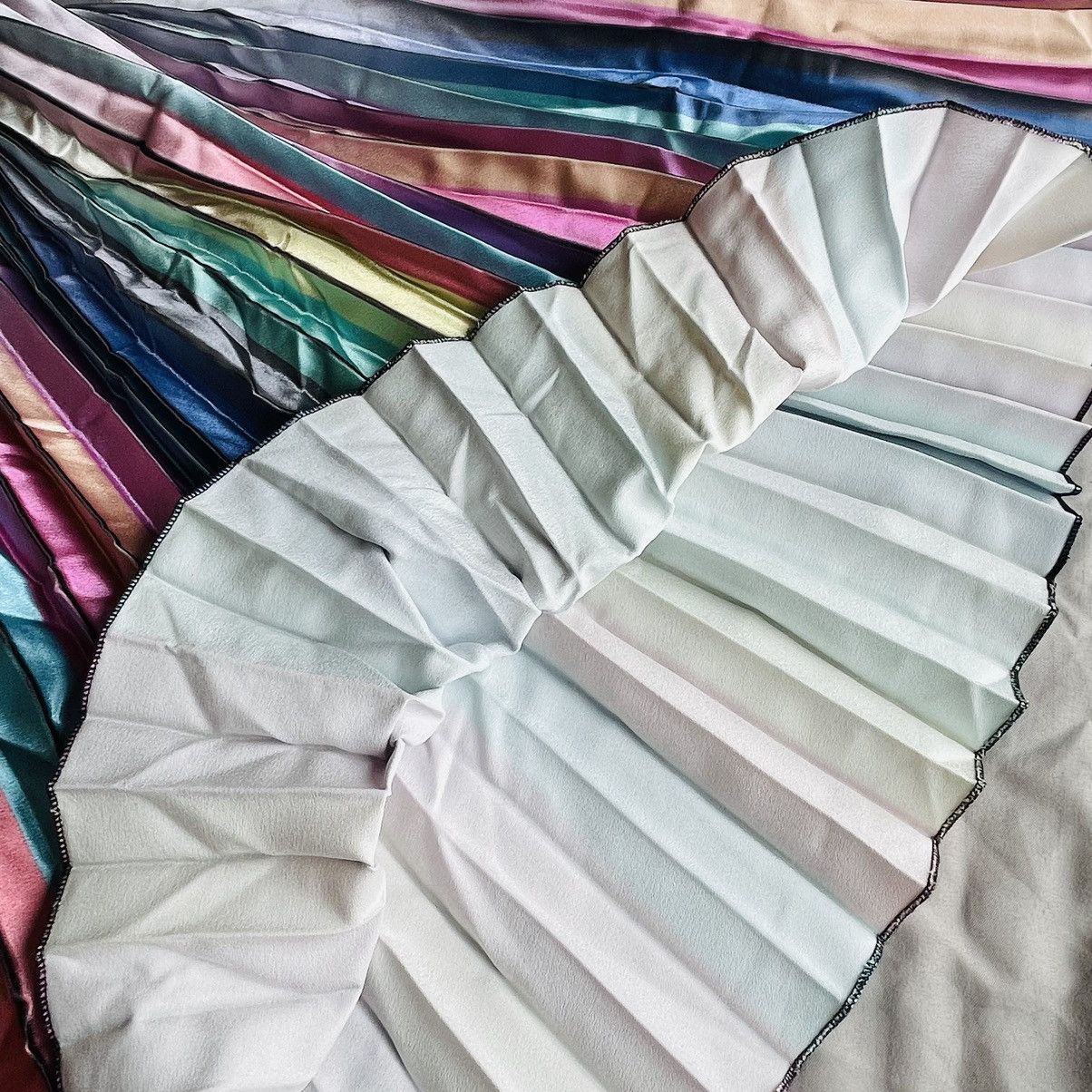 Seditionaries Neon Color Block Pleated Maxi Skirt Size 28" / US 6 / IT 42 - 4 Thumbnail