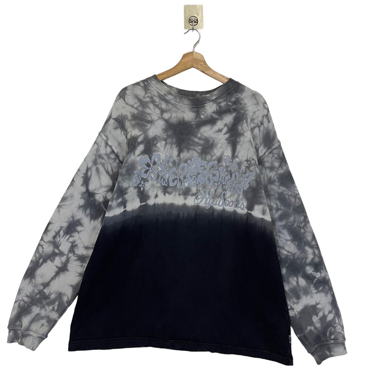 Vintage Vintage Ryu Sport Surf Big Logo Tie Die Crewneck Sweatshirt Size US M / EU 48-50 / 2 - 1 Thumbnail