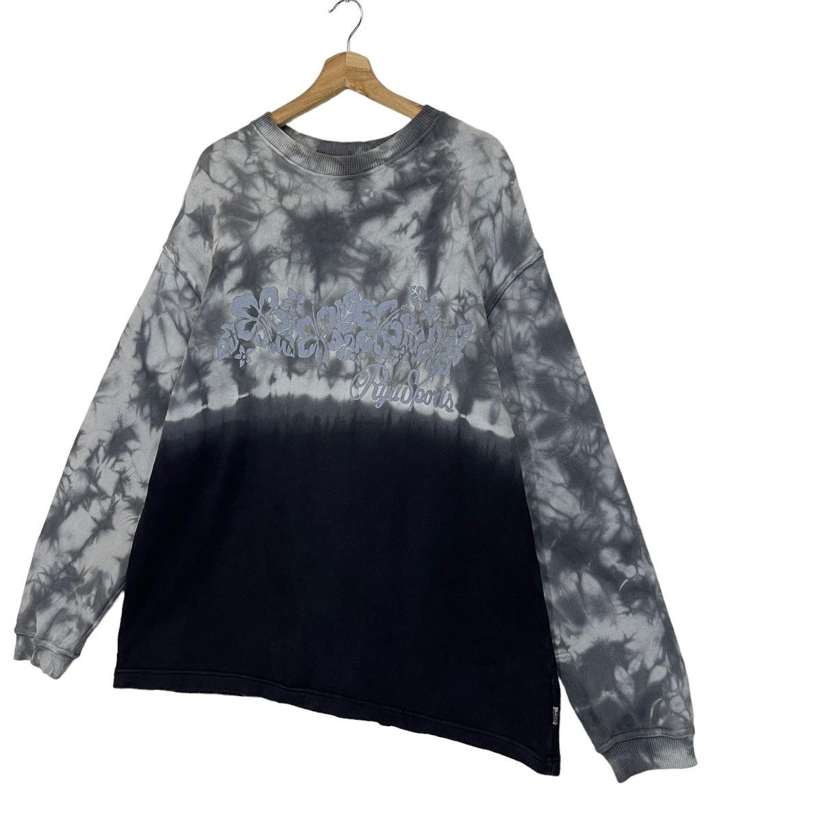 Vintage Vintage Ryu Sport Surf Big Logo Tie Die Crewneck Sweatshirt Size US M / EU 48-50 / 2 - 3 Thumbnail