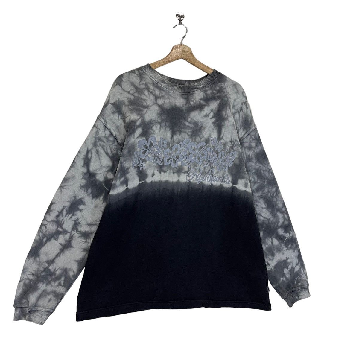 Vintage Vintage Ryu Sport Surf Big Logo Tie Die Crewneck Sweatshirt Size US M / EU 48-50 / 2 - 2 Thumbnail