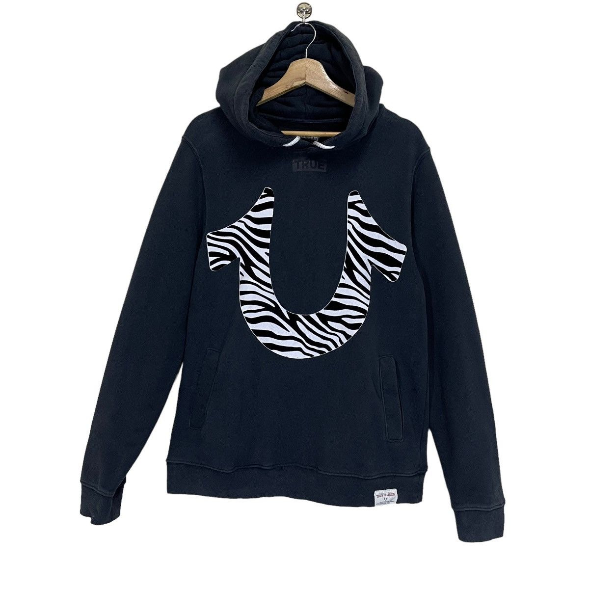 Japanese Brand True Religion Big Logo Pullover Hoodies Size M Size US M / EU 48-50 / 2 - 1 Thumbnail