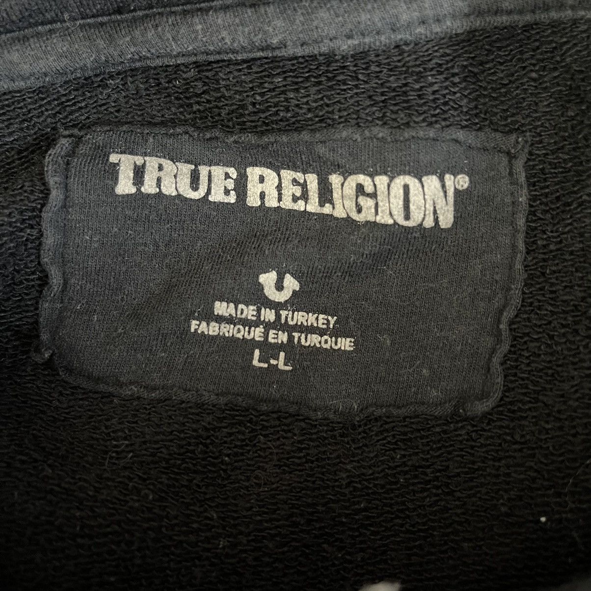 Japanese Brand True Religion Big Logo Pullover Hoodies Size M Size US M / EU 48-50 / 2 - 10 Thumbnail