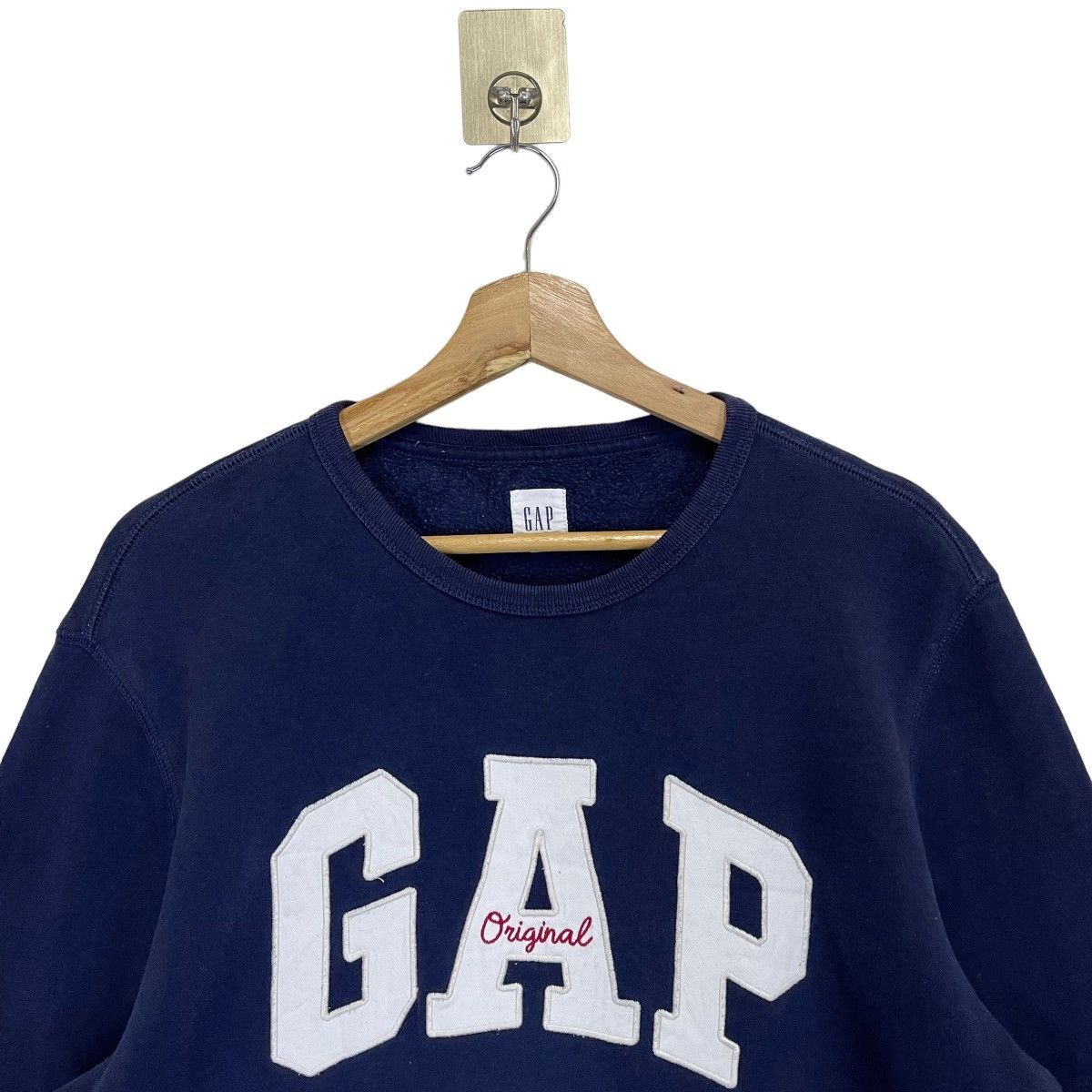 Gap × Vintage Vintage Gap Big Logo Crewneck Sweatshirt Size L Size US M / EU 48-50 / 2 - 4 Thumbnail