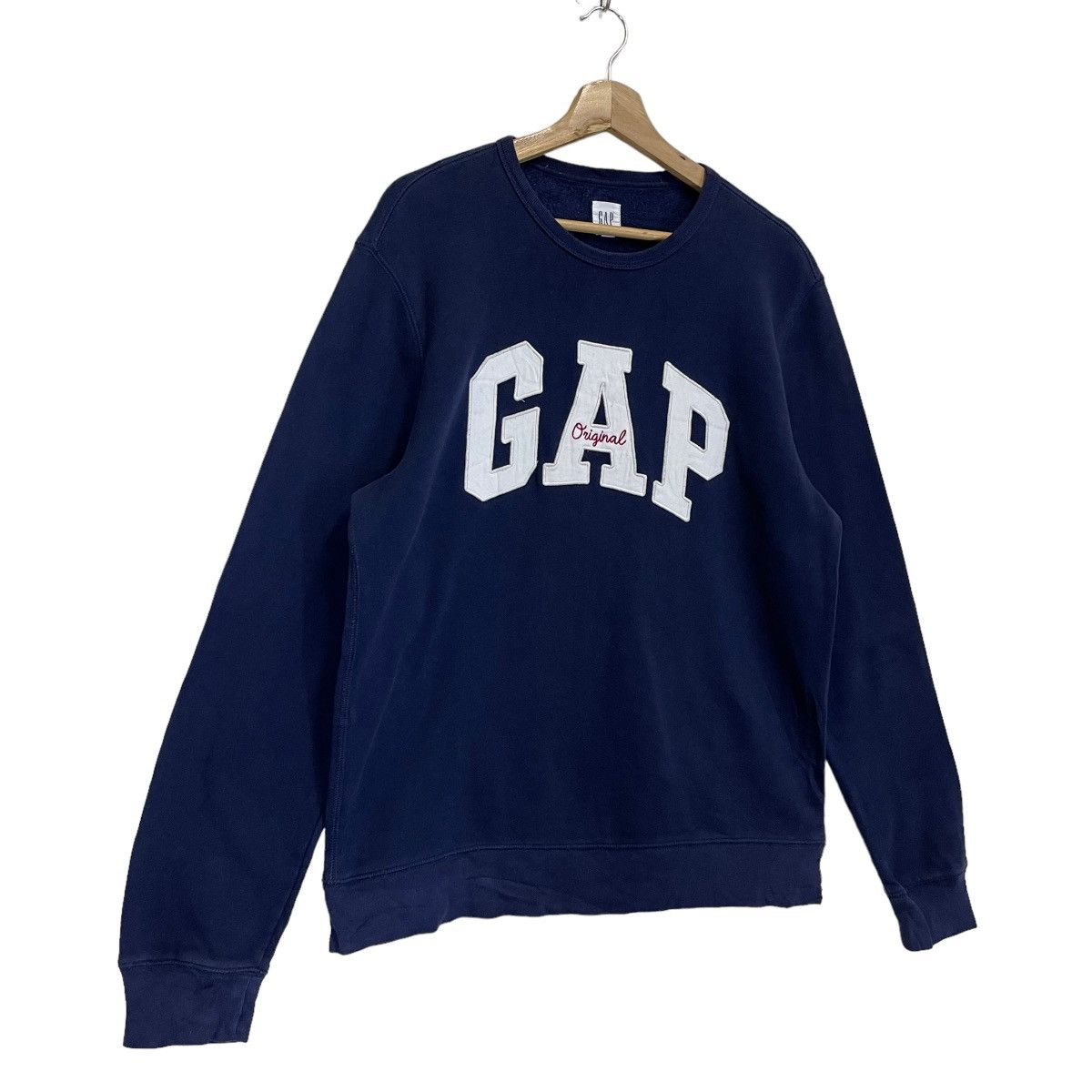 Gap × Vintage Vintage Gap Big Logo Crewneck Sweatshirt Size L Size US M / EU 48-50 / 2 - 2 Thumbnail