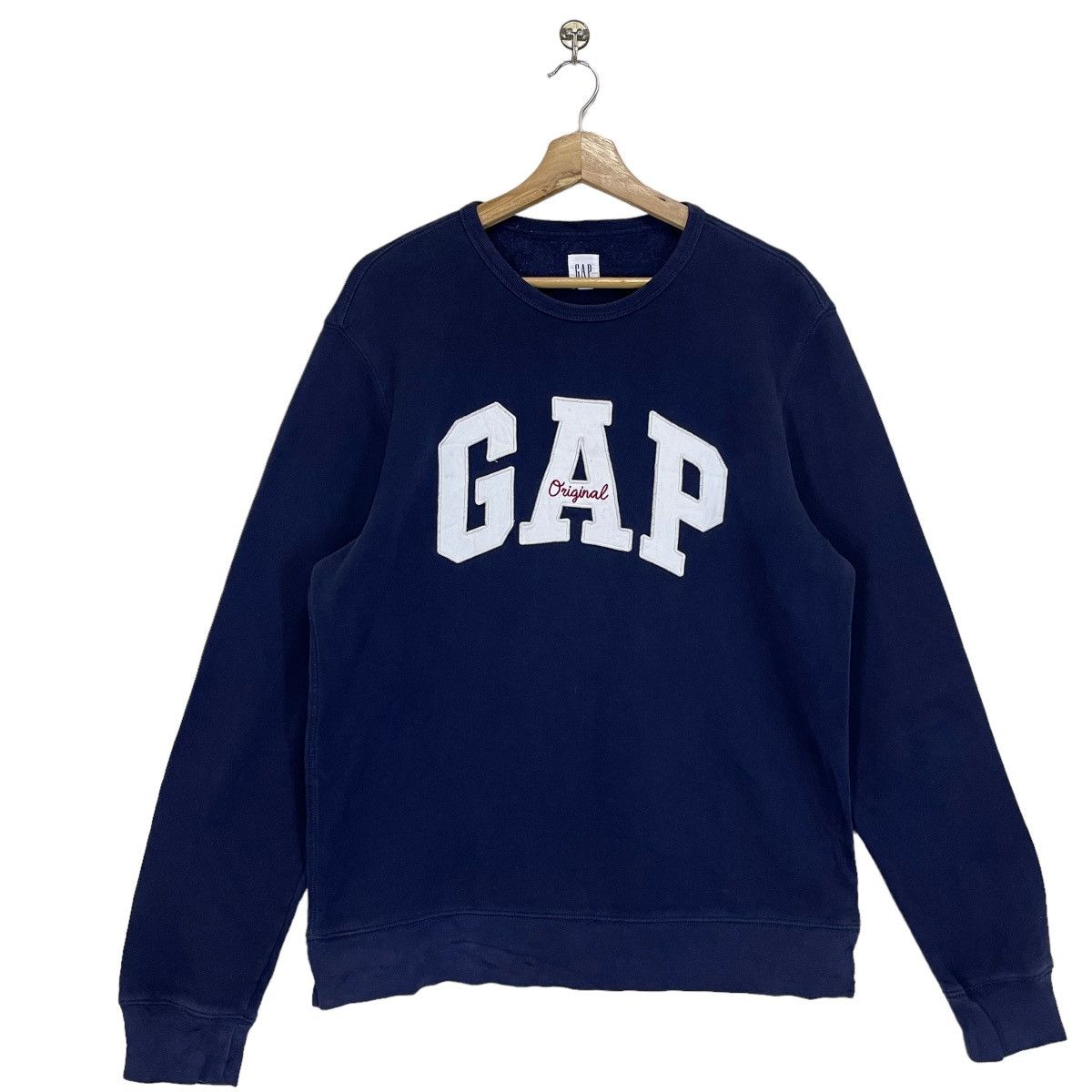 Gap × Vintage Vintage Gap Big Logo Crewneck Sweatshirt Size L Size US M / EU 48-50 / 2 - 1 Thumbnail