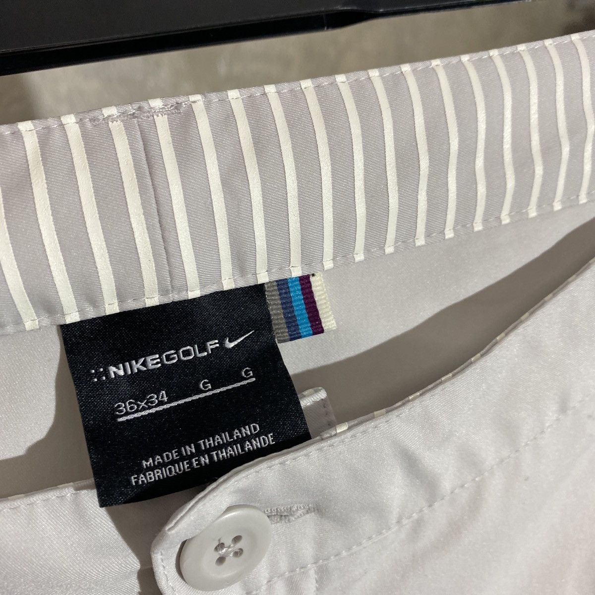 Nike × Vintage Y2K Nike Golf Silver Vintage Straight Trousers Wide Pants XL Size US 36 / EU 52 - 10 Thumbnail