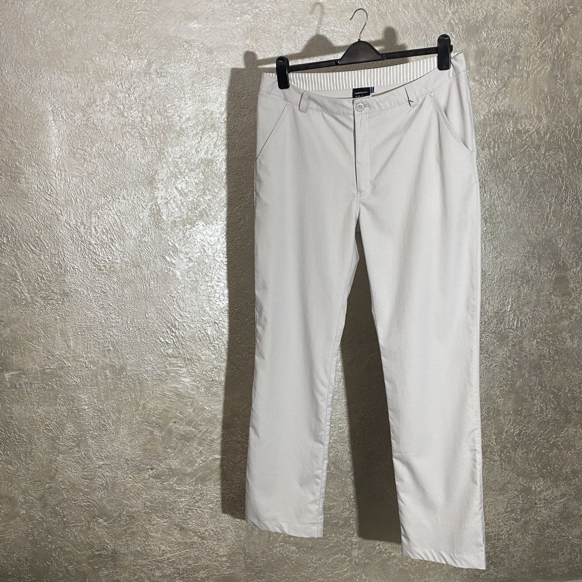 Nike × Vintage Y2K Nike Golf Silver Vintage Straight Trousers Wide Pants XL Size US 36 / EU 52 - 2 Thumbnail