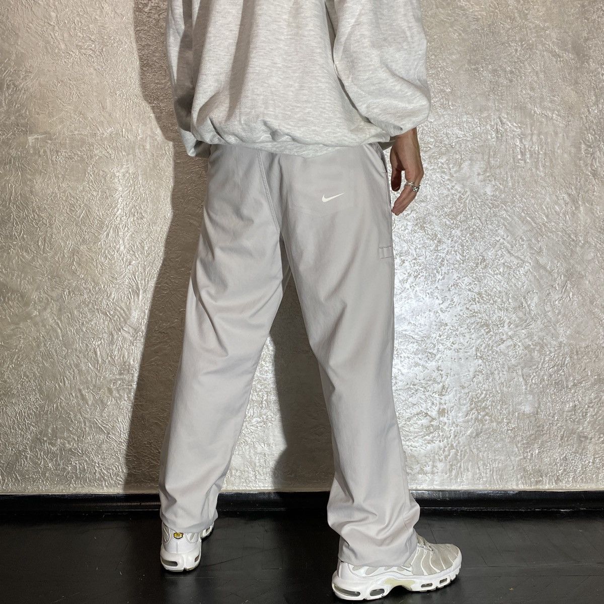 Nike × Vintage Y2K Nike Golf Silver Vintage Straight Trousers Wide Pants XL Size US 36 / EU 52 - 5 Thumbnail