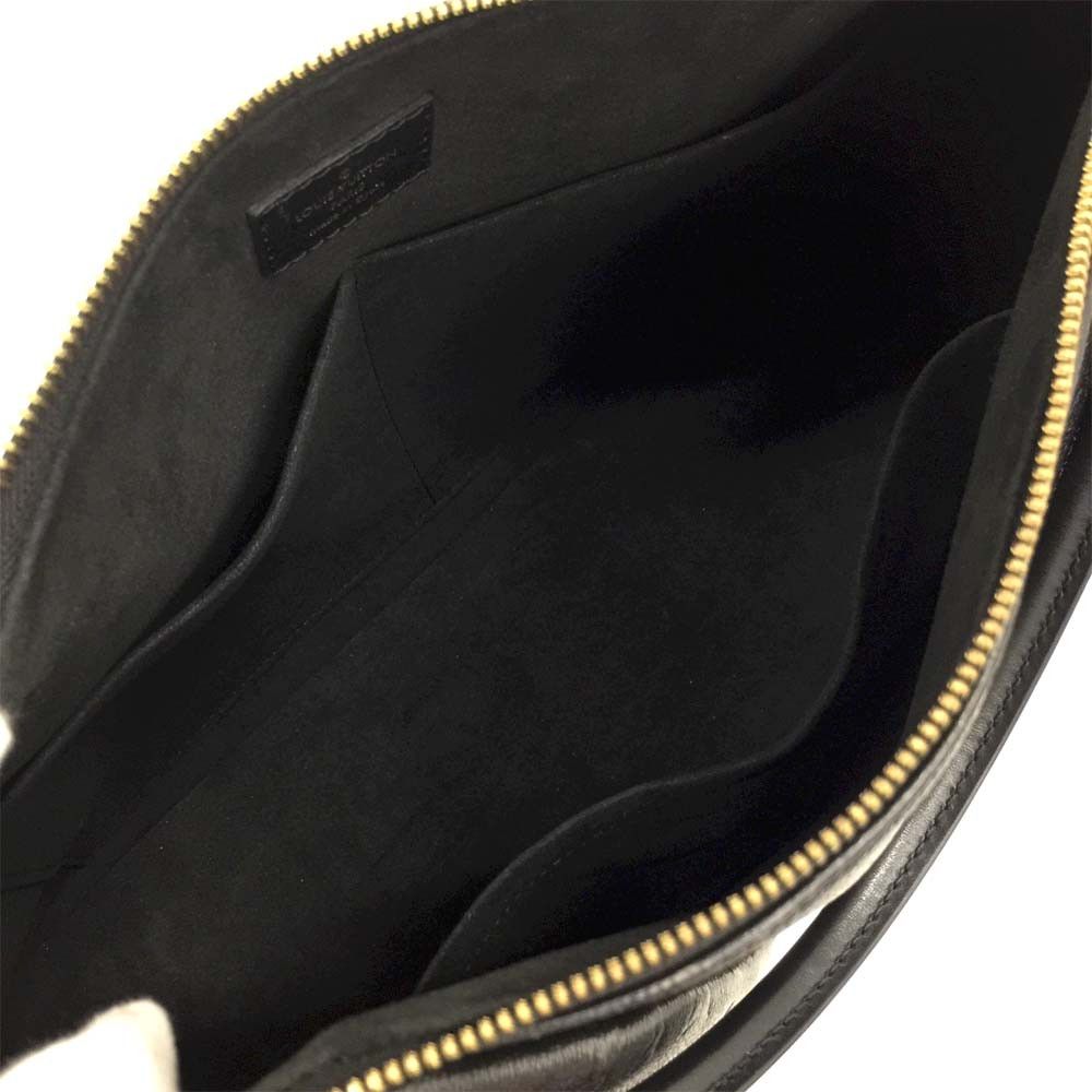 Louis Vuitton Louis Vuitton V Tote MM Shoulder Bag Emplant Noir Black Gold Hardware Size ONE SIZE - 14 Thumbnail